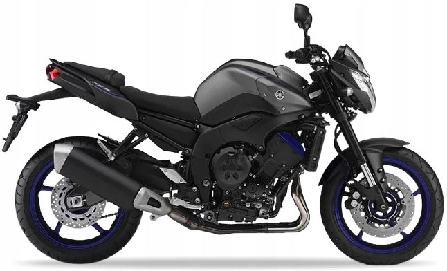 Samolepky Juula Pro Yamaha FZ8 N 2013 Matná Šedá Metalíza 3 MNM3
