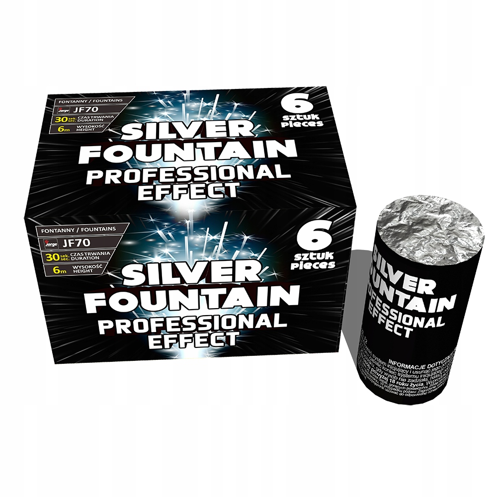 

6x Profesjonalny Wulkan Fontanna Wyrzutnia Iskier