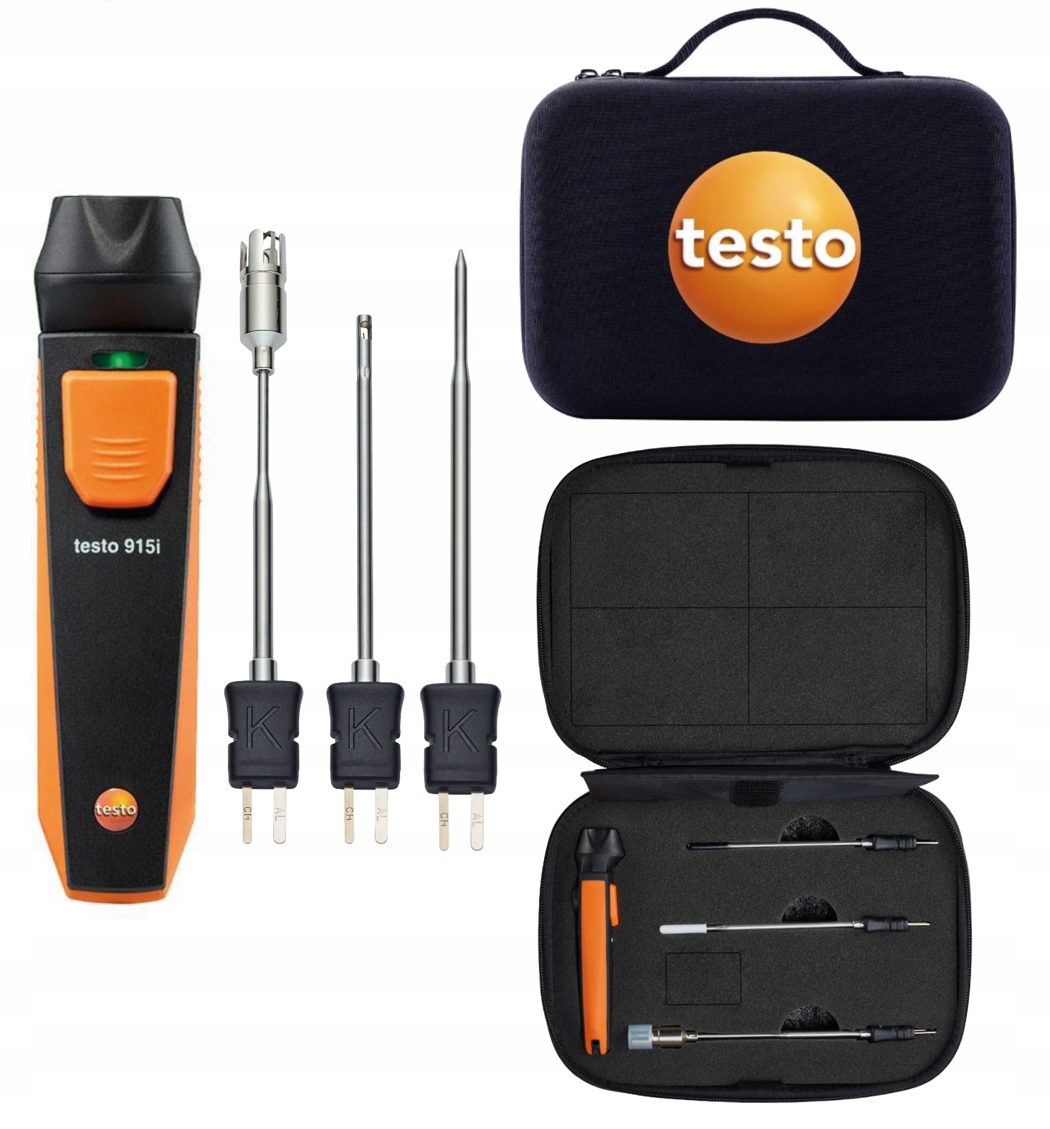Termometr Sada pro měření teploty Testo 915i Bluetooth Smartsonda
