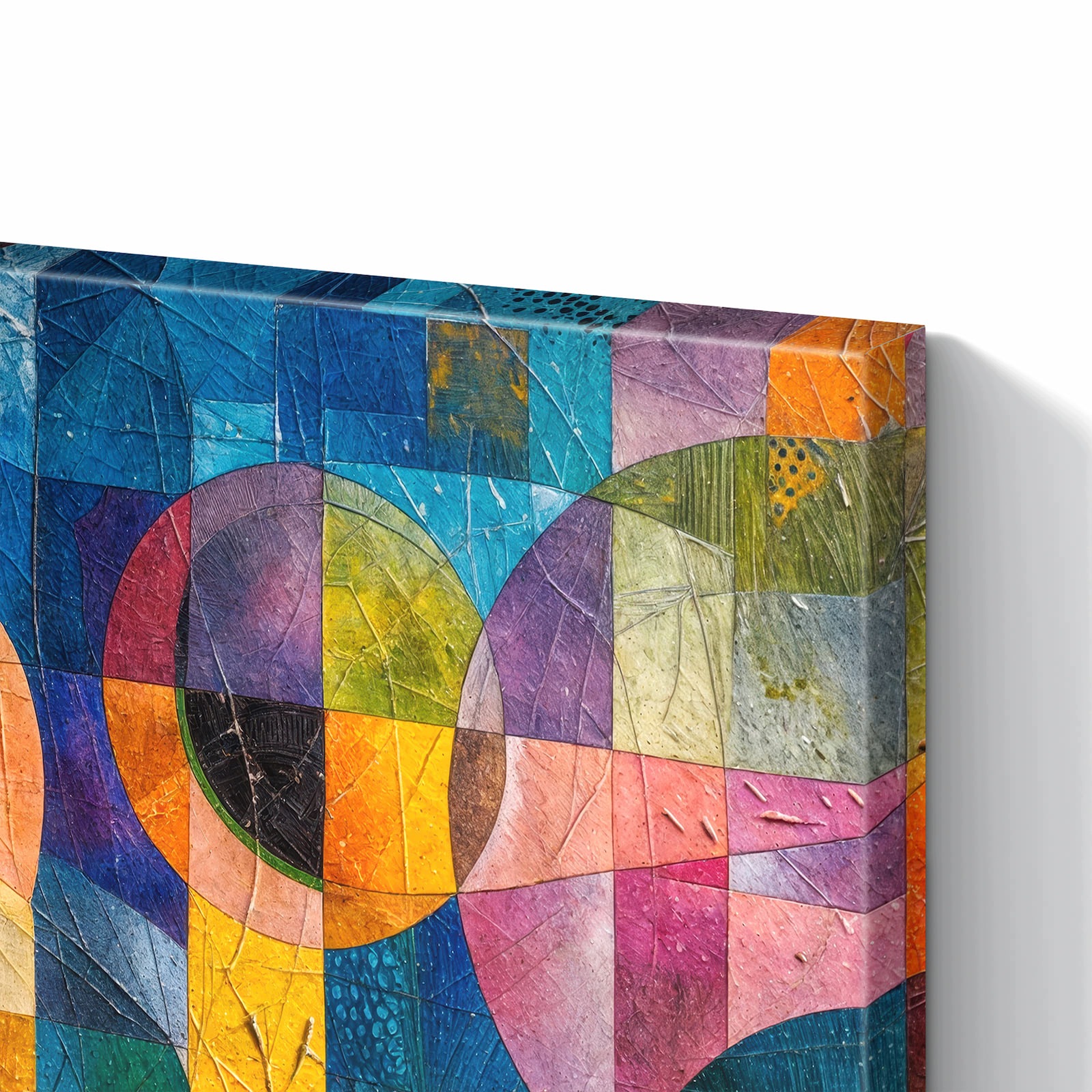 Magnetická tabule Geometrické Exploze barev 90 × 60 cm