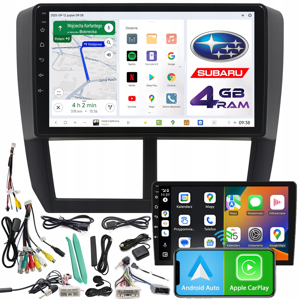 Autorádio Ncs D9 Subaru Forester 2007-2013 Android 4GB Lte