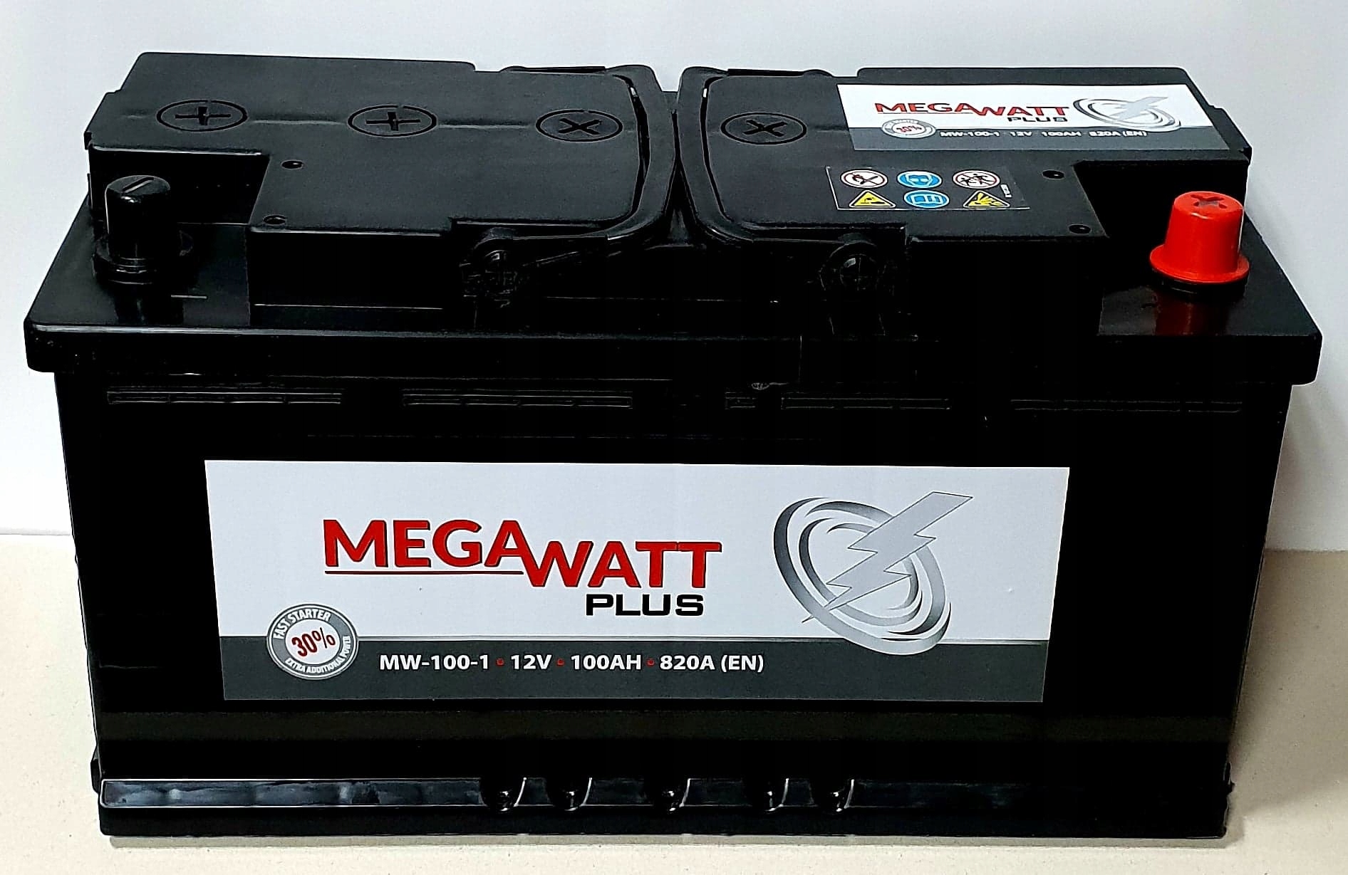 Akumulator MEGAWATT JENOX 100Ah 820A P+