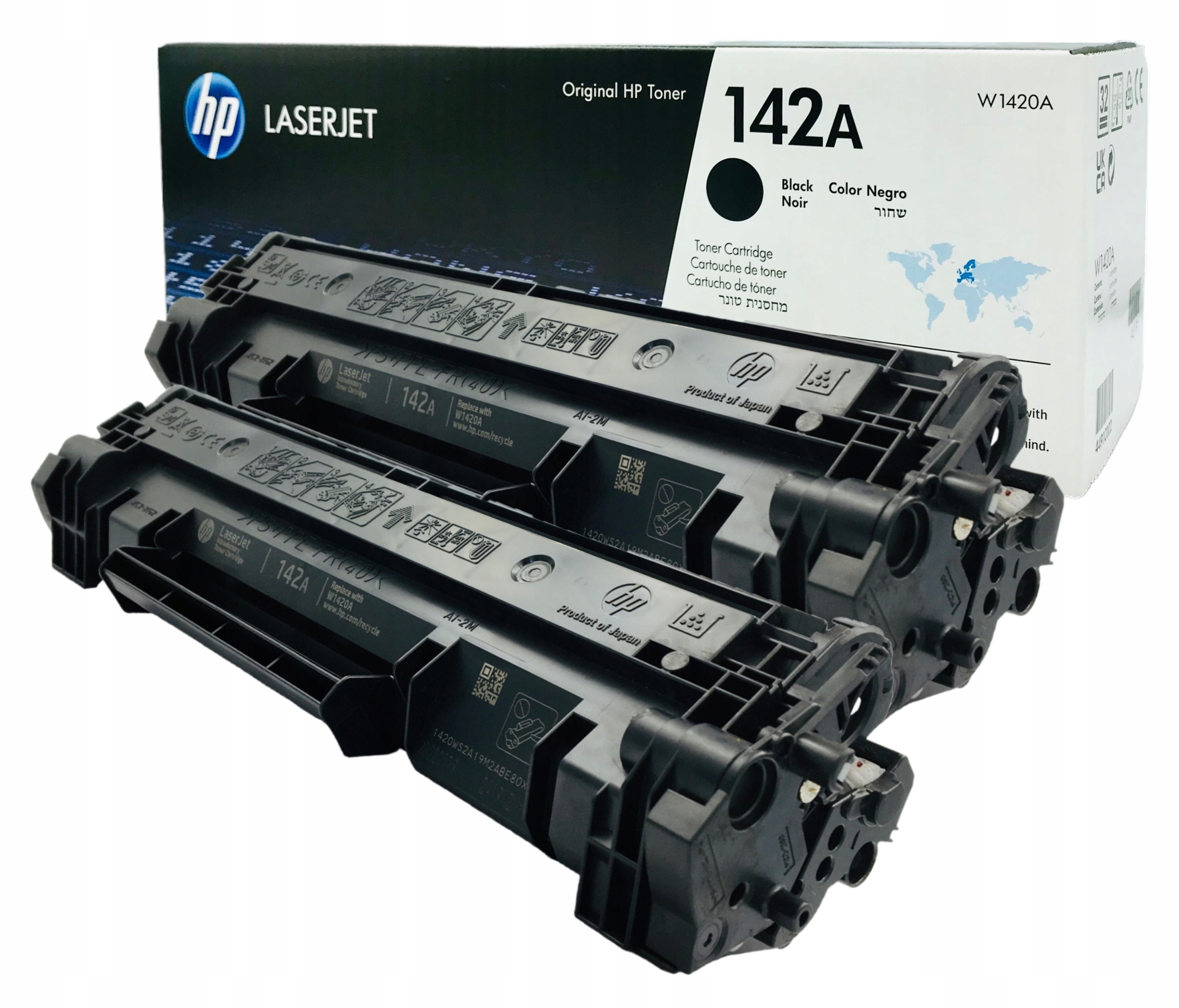 2x Toner Hp W1420A Chip Hp 142A Czarny M110w M110we M140w M140we