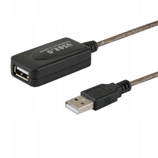 Savio Przedłużka Portu Usb Aktywna 10M Usb Am Usb Af CL-130