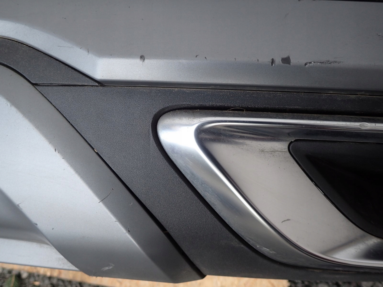 bumper rear part rear AUDI Q7 4M II S LINE LIFT 2019