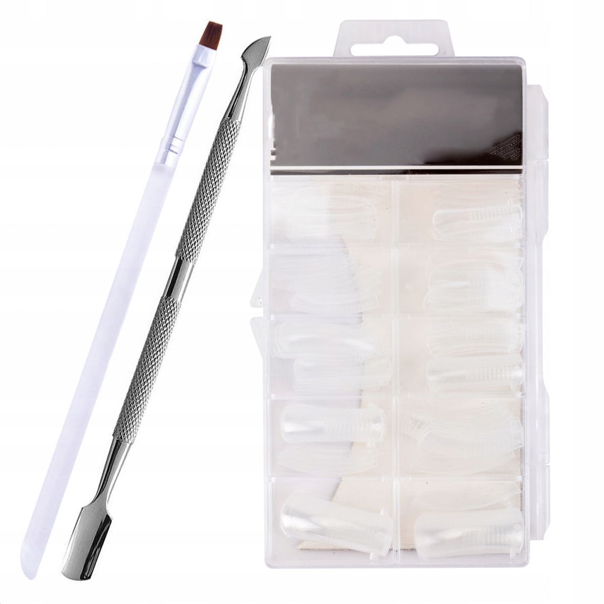 

Zestaw do aplikacji akrylożel kopytko pędzel formy