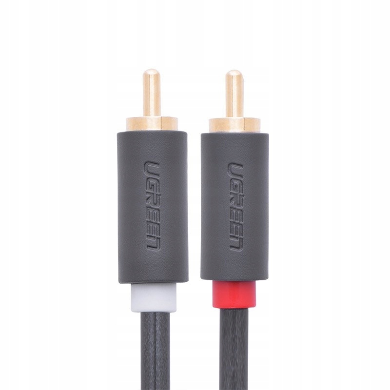 Kabel Ugreen AV104 10520 audio 2RCA (męski) 2RCA (męski) 5m szary