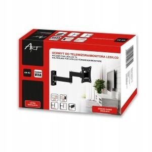 Uchwyt do Tv Lcd/led 10-27'' 15KG AR-82 regulacja pion/poziom 28cm