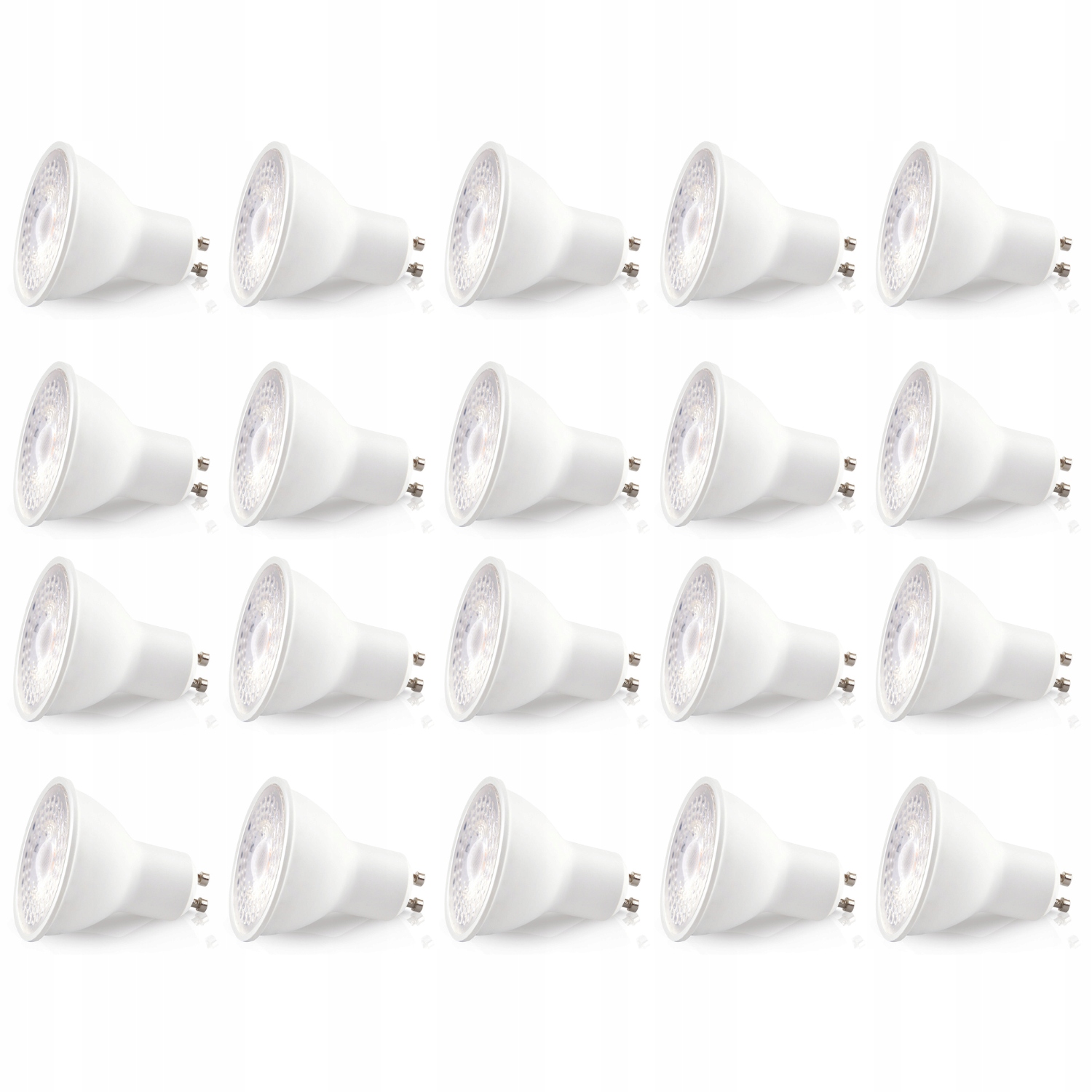 20x Led žárovka GU10 5W dioda Samsung 4000K Barva Neutrální Lls Premium