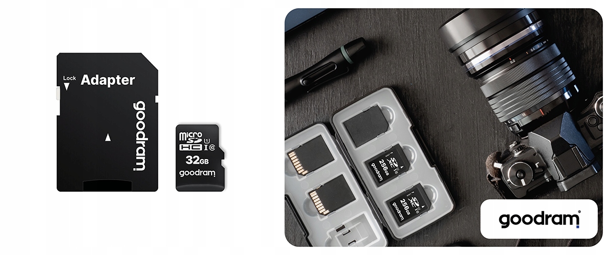Karta pamięci MicroSD GOODRAM 32GB UHS I + adapter Maksymalna prędkość zapisu 10 MB/s
