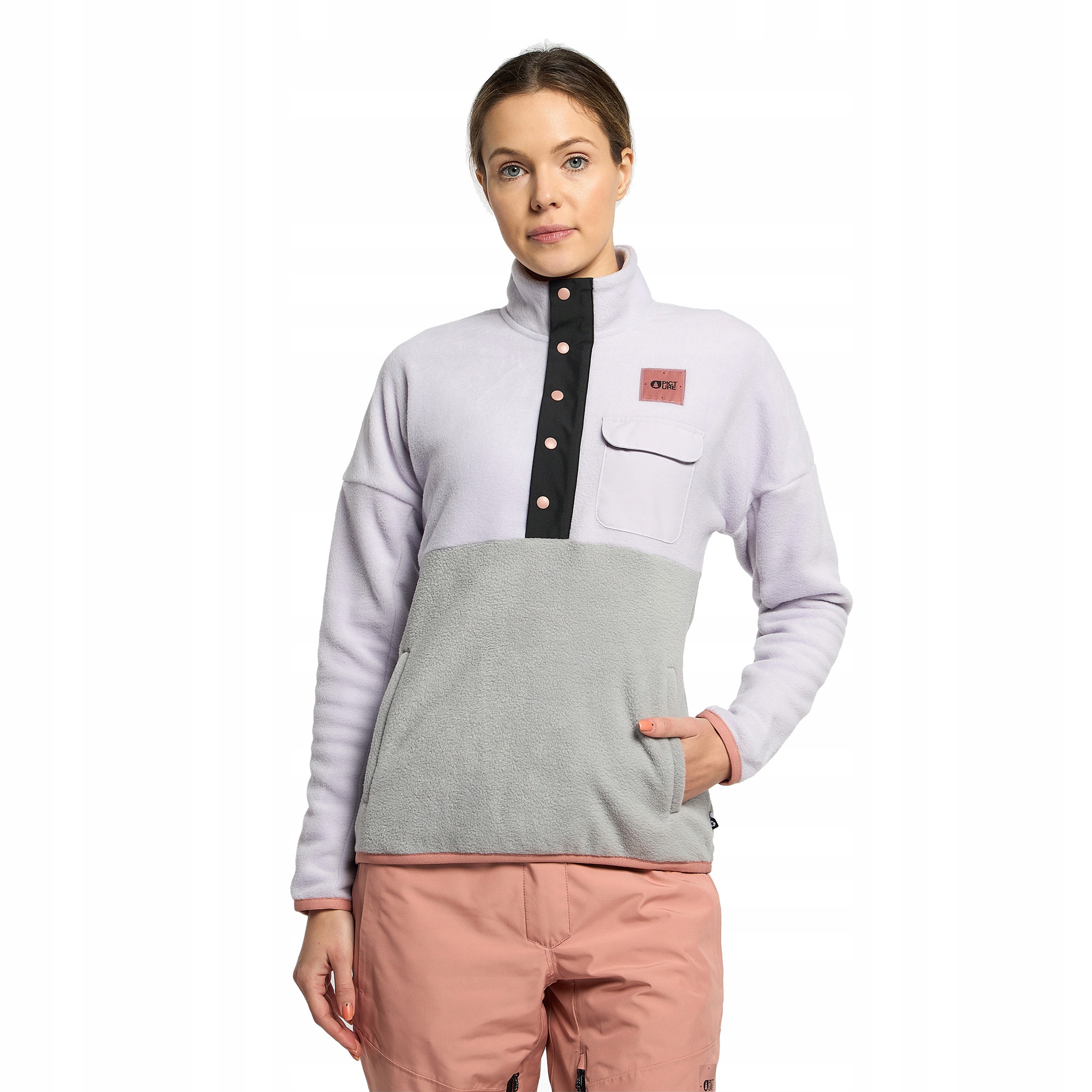 Bluza narciarska damska Picture Arcca 1/4 Zip szara Xs
