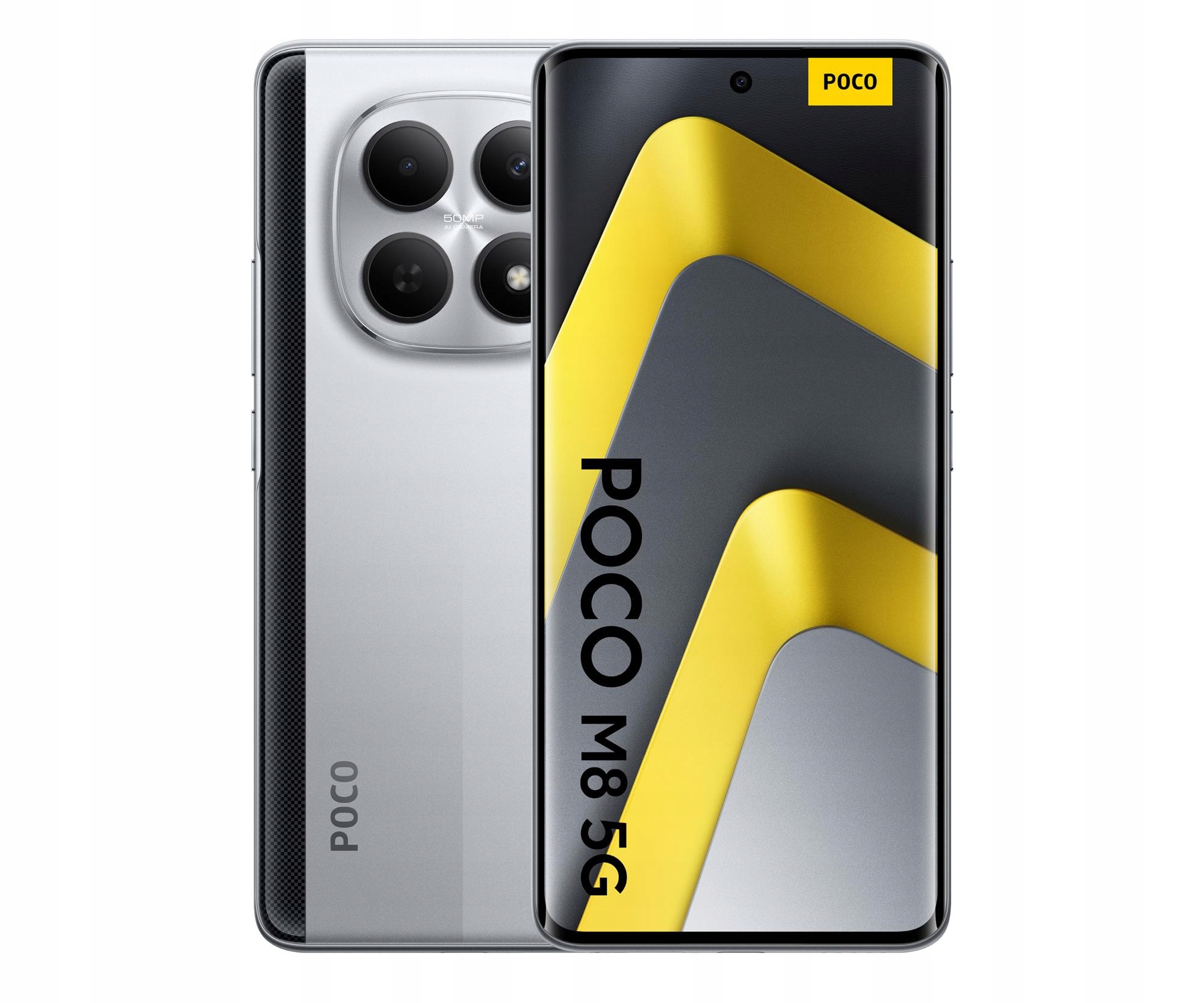 Smartfon Xiaomi Poco M8 5G 8/256GB Silver Amoled 120 Hz