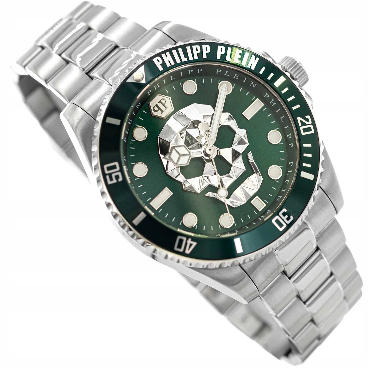 Pánské Hodinky Philipp Plein PWOAA0622 The $kull Diver Vodotěsné