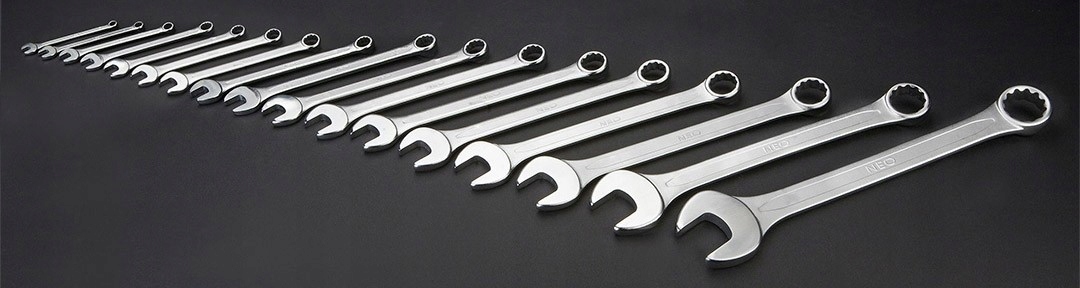 NEO TOOLS KLUCZE PLASKO OCZKOWE 8 32mm 17el 09 753 Mark NEO Tools