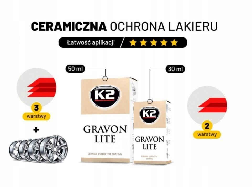 POWŁOKA CERAMICZNA NA LAKIER GRAVON LITLE 50ML Producent K2