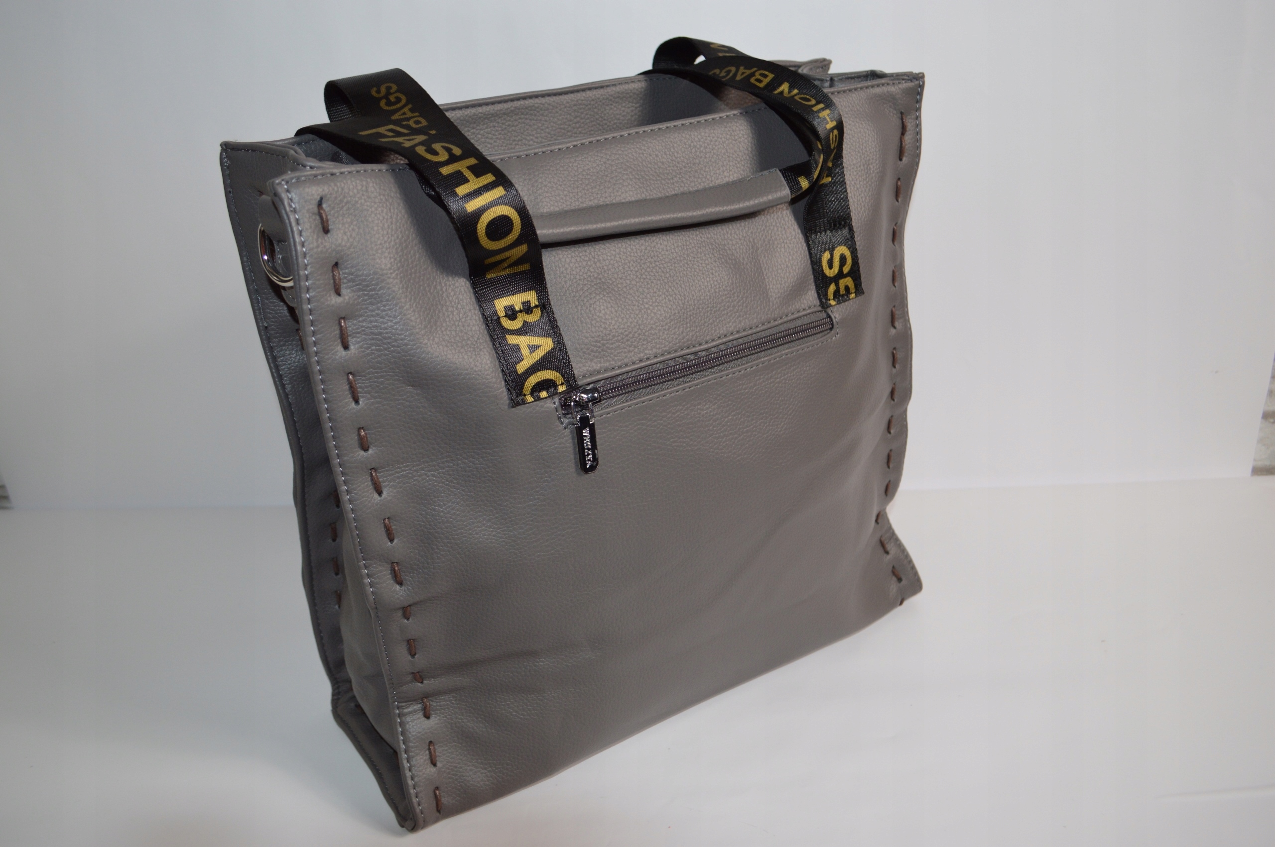 DAMSKA DUŻA KLASYCZNA TOREBKA WOREK SHOOPER BAG Styl miejski