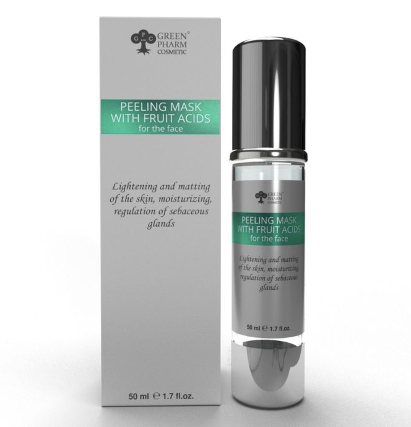 Green Pharm COSMETICS_Peeling Mask With Fruit Acids – peelingová maska na vlasy