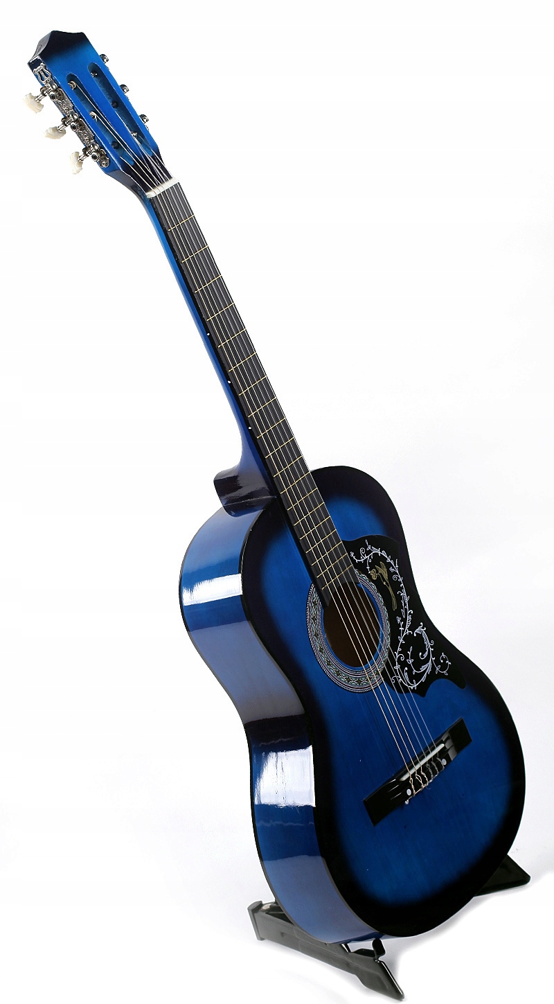 GITARA KLASYCZNA 3/4 MODENA K-10 AKUSTYCZNA + AKCESORIA. NIEBIESKA. Kod producenta Modena