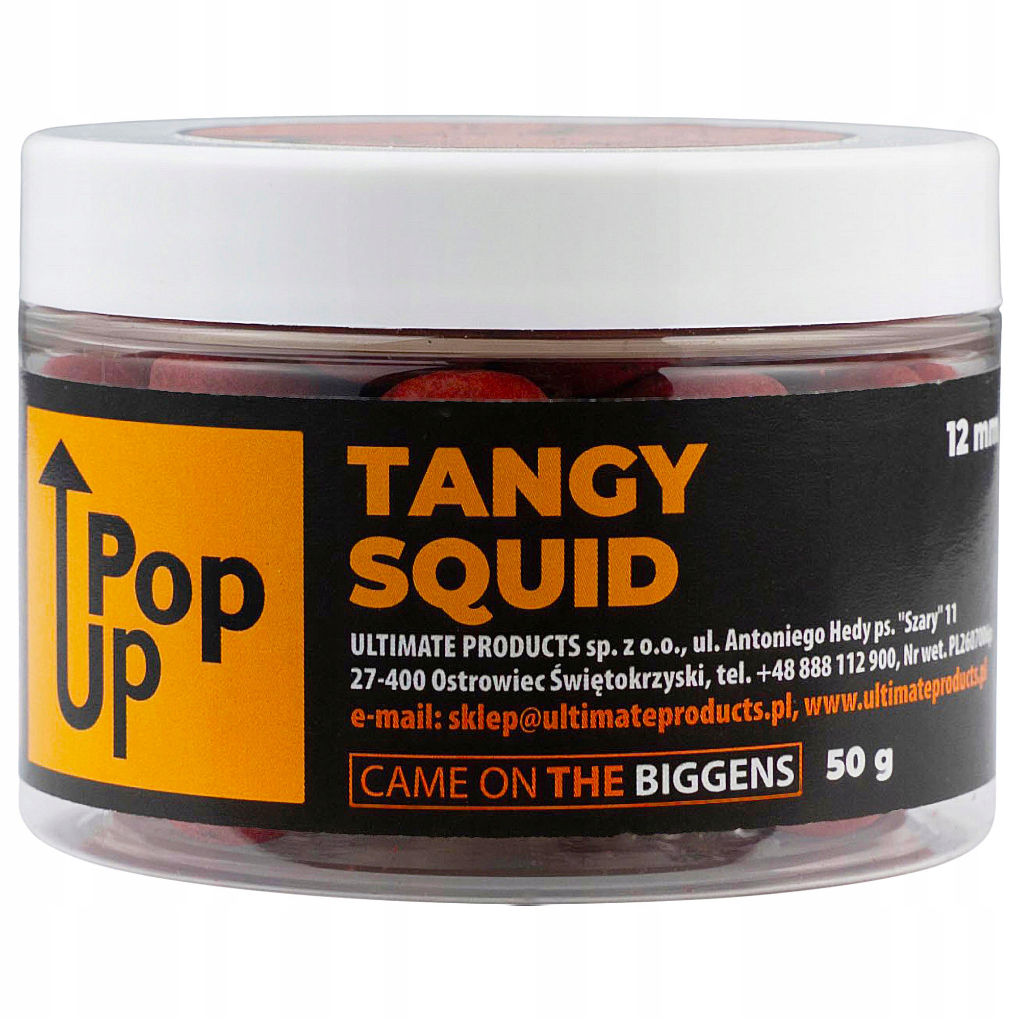 Kulki Ultimate Products Tangy Squid Pop Ups 12mm