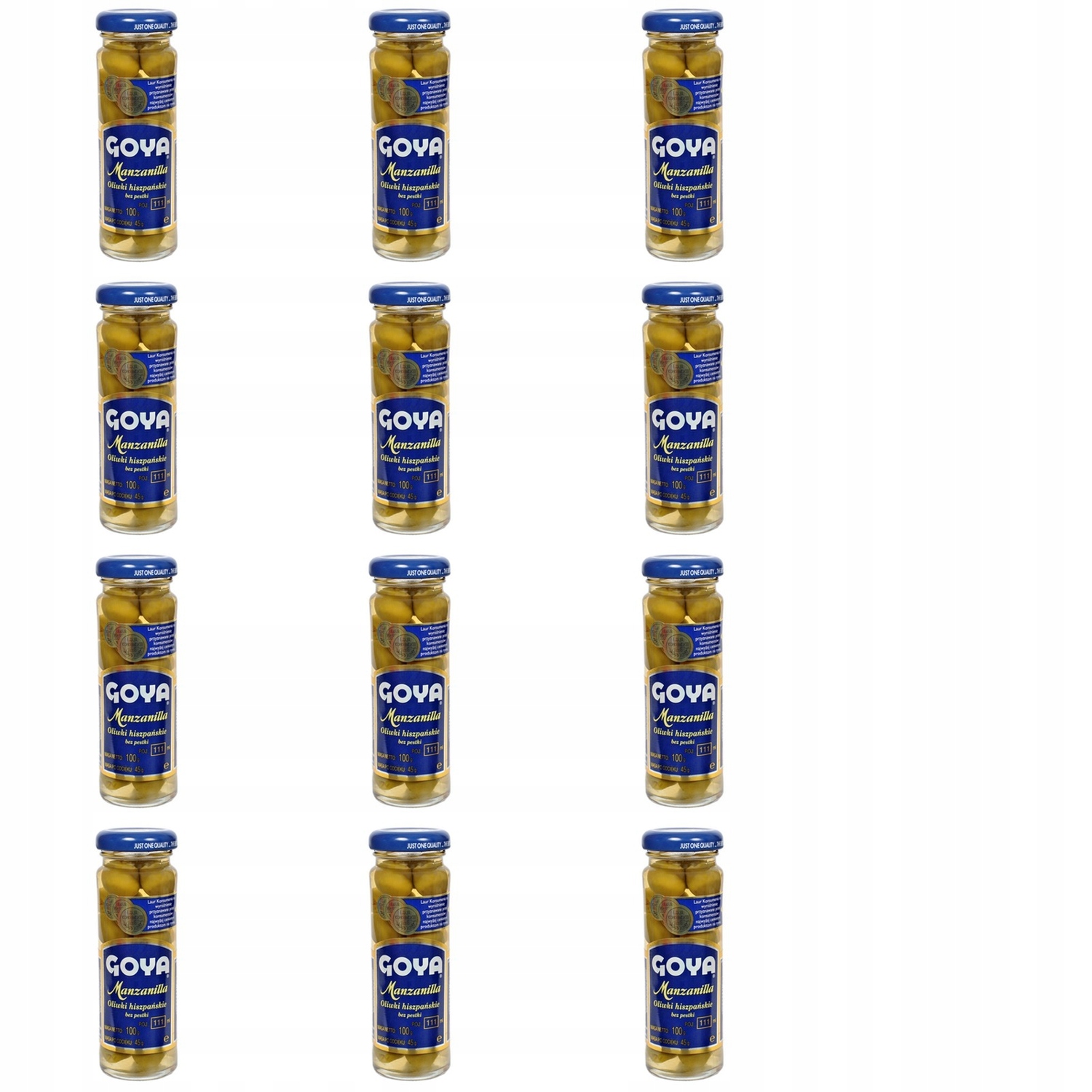 12x 111ml Goya manzanilla oliwki hiszpańskie bez pestki Zgrzewka