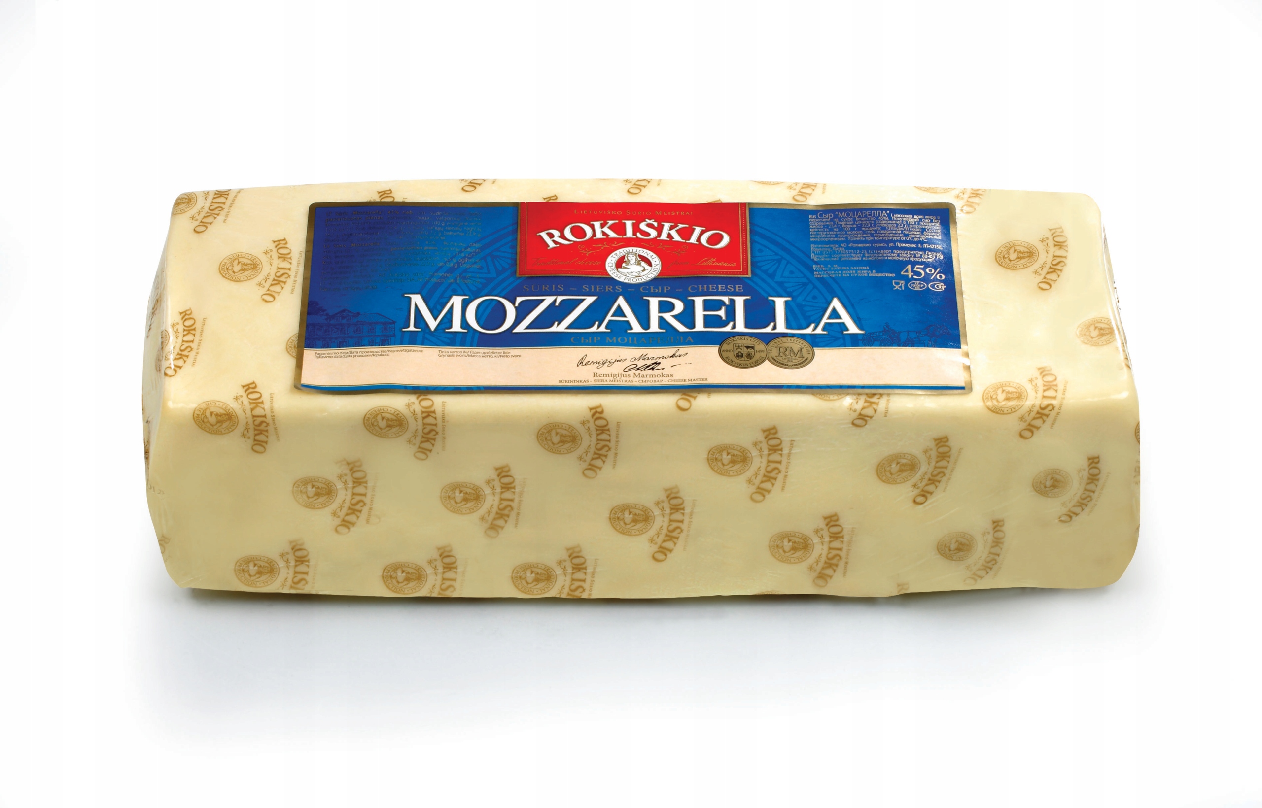 Ser Mozzarella ok. 2,2 kg Rokiskio