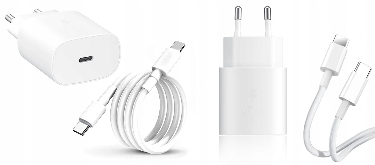 Ładowarka USB C szybka do SAMSUNG Galaxy M52 5G Przewód w zestawie tak