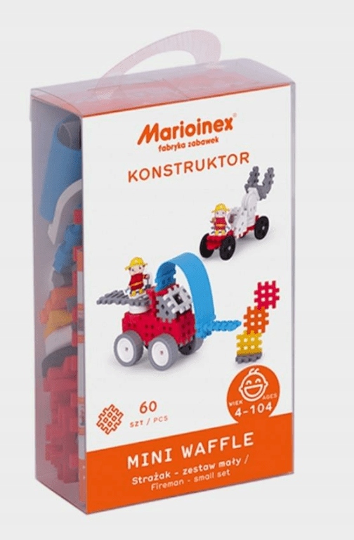 

Klocki Mini Waffle Strażak mały blister