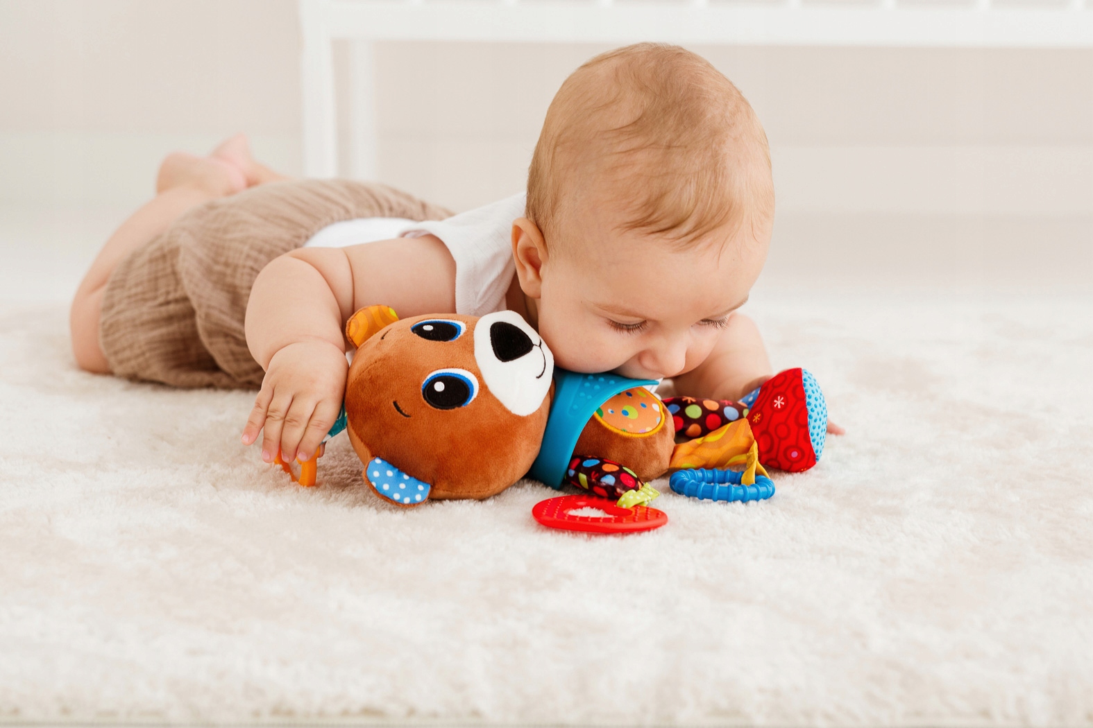 BALIBAZOO MIŚ BOGUŚ ZAWIESZKA GRZECHOTKA GRYZAK Wiek dziecka 0 +