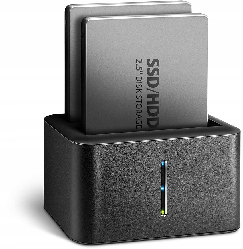 Axagon ADSA-D25 Dokovací Stanice Usb 3.2 GEN1 2x Sata 6G 2.5" Kloner Ssd/hdd