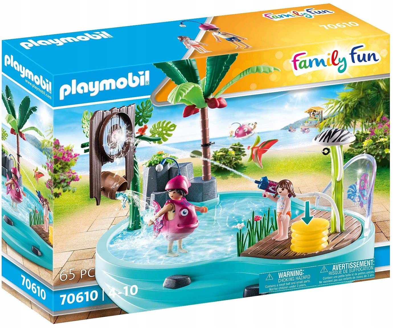 

Playmobil 70610 Basen Z Armatką Wodną