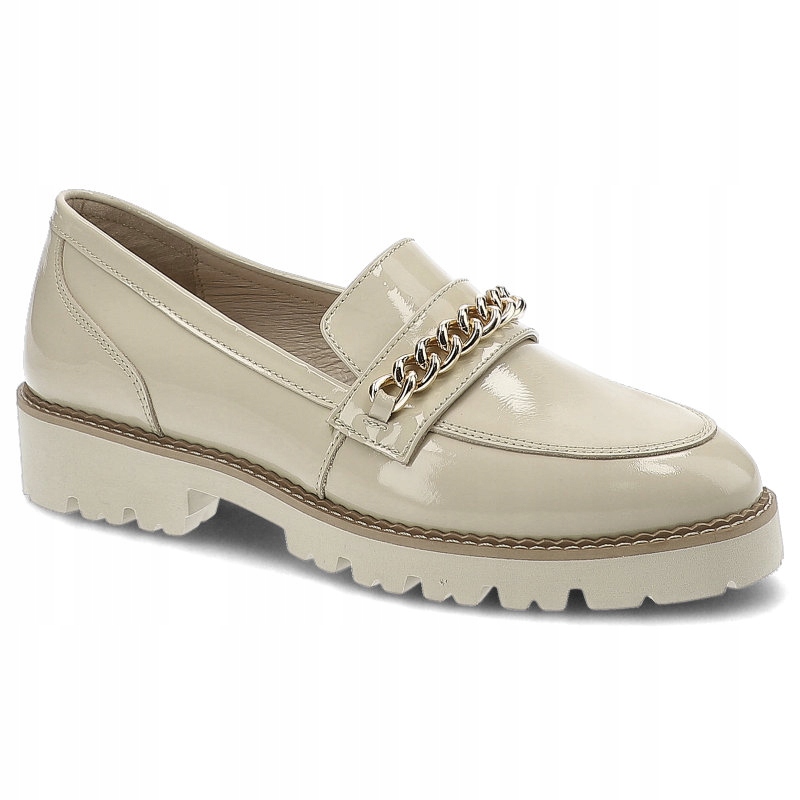 Béžové dámské polobotky Chebello Elegantní obuv