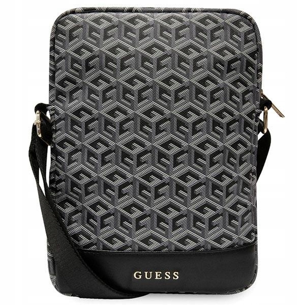 Guess Taška GUTB10HGCFSEK 10" černá/černá GCube Stripe Tablet Bag