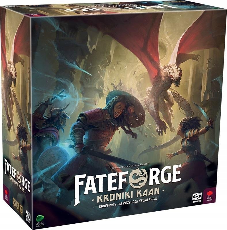 Galakta Fateforge: Kroniki Kaan Gra planszowa kooperacyjna 14+ 1-4 graczy
