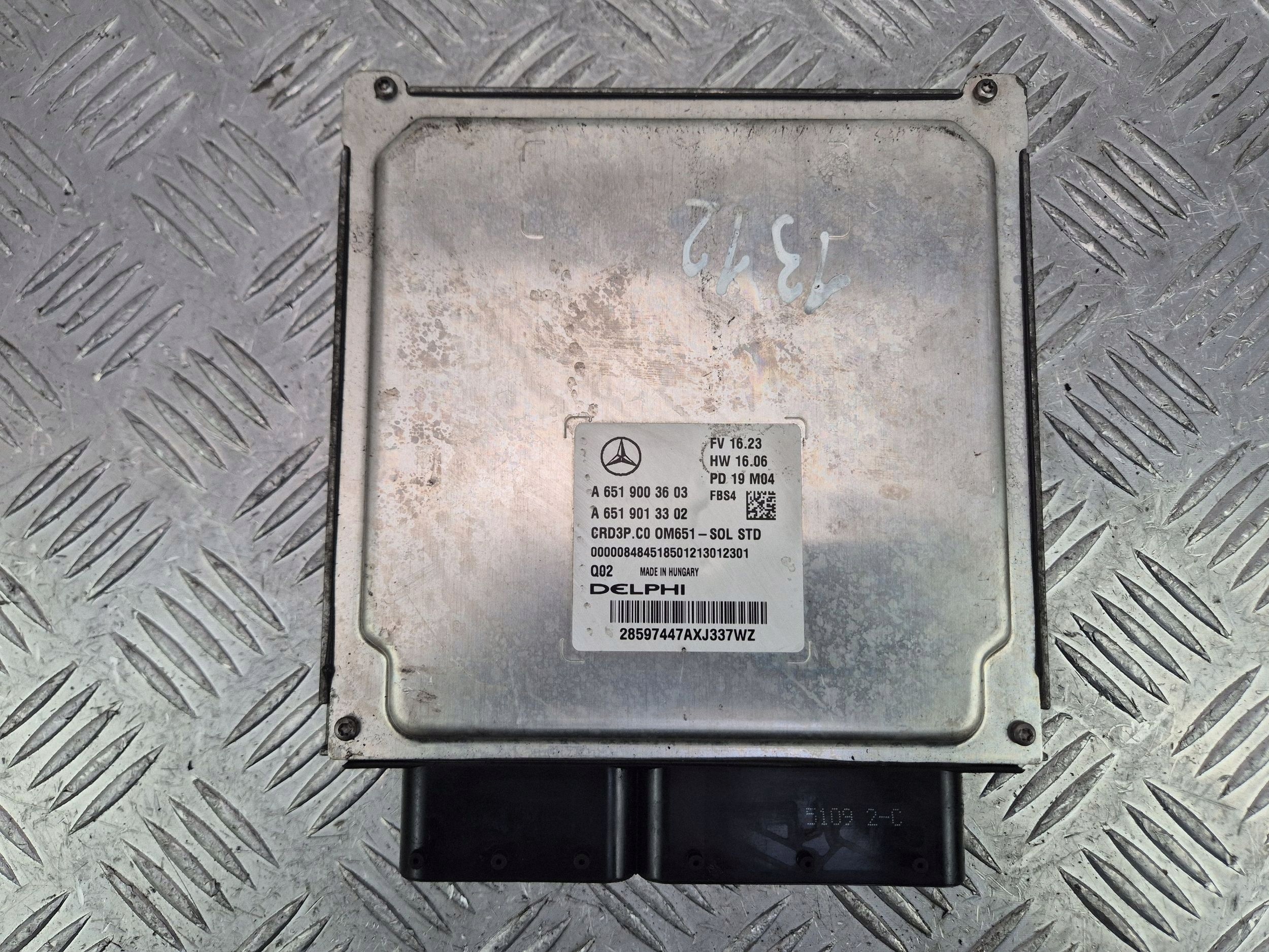 Mercedes Sprinter 2.2 CDI W907 W910 control unit of the engine A6519003603