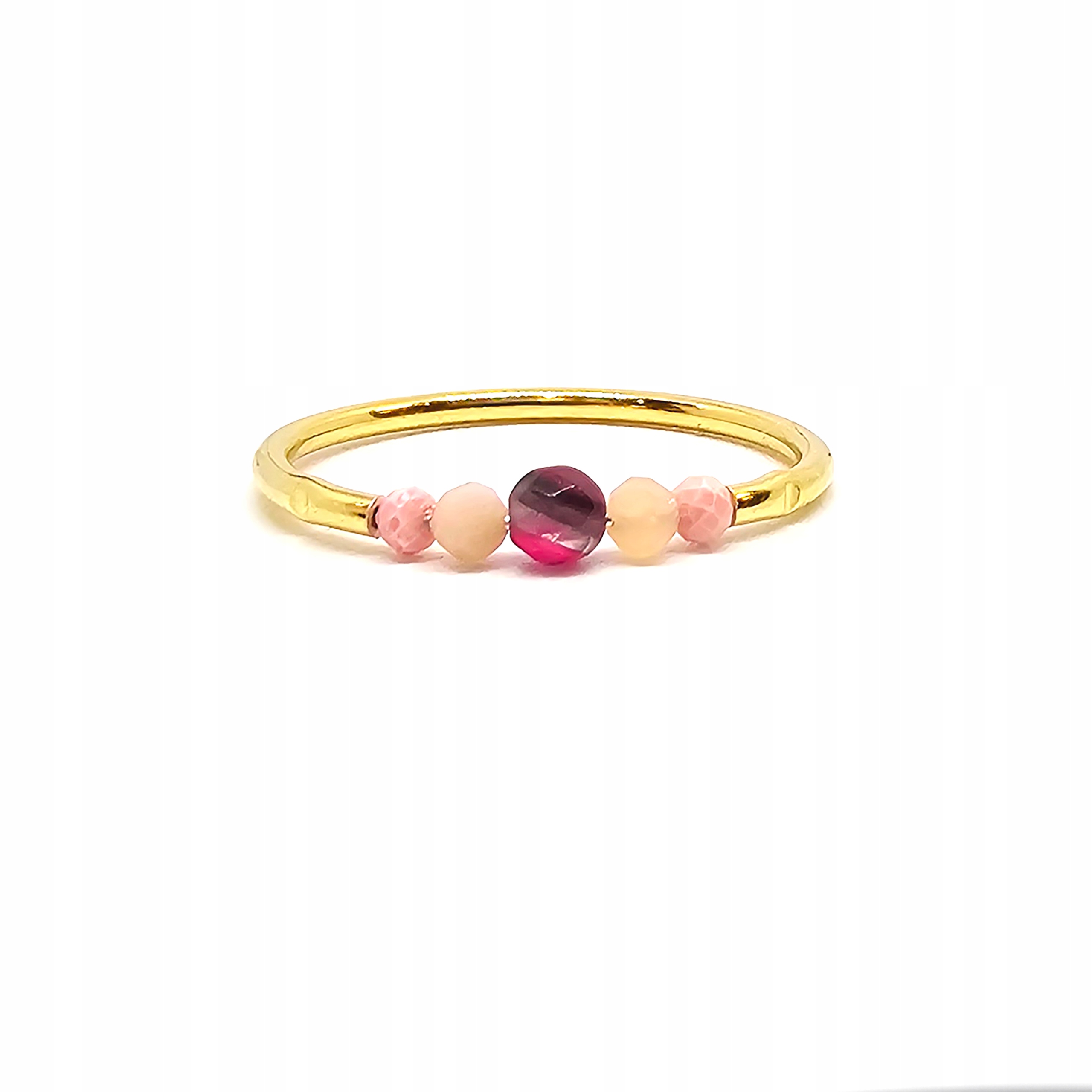 Zlatý prstýnek znamení zvěrokruhu Ryby zlato 585 opál achát opál