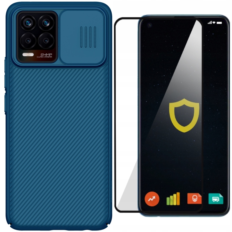

Etui Nillkin Camshield Do Realme 8 8 Pro Szkło