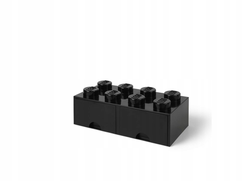 Lego 40061733 Úložný box na stavebnice se zásuvkami 4x2 černý