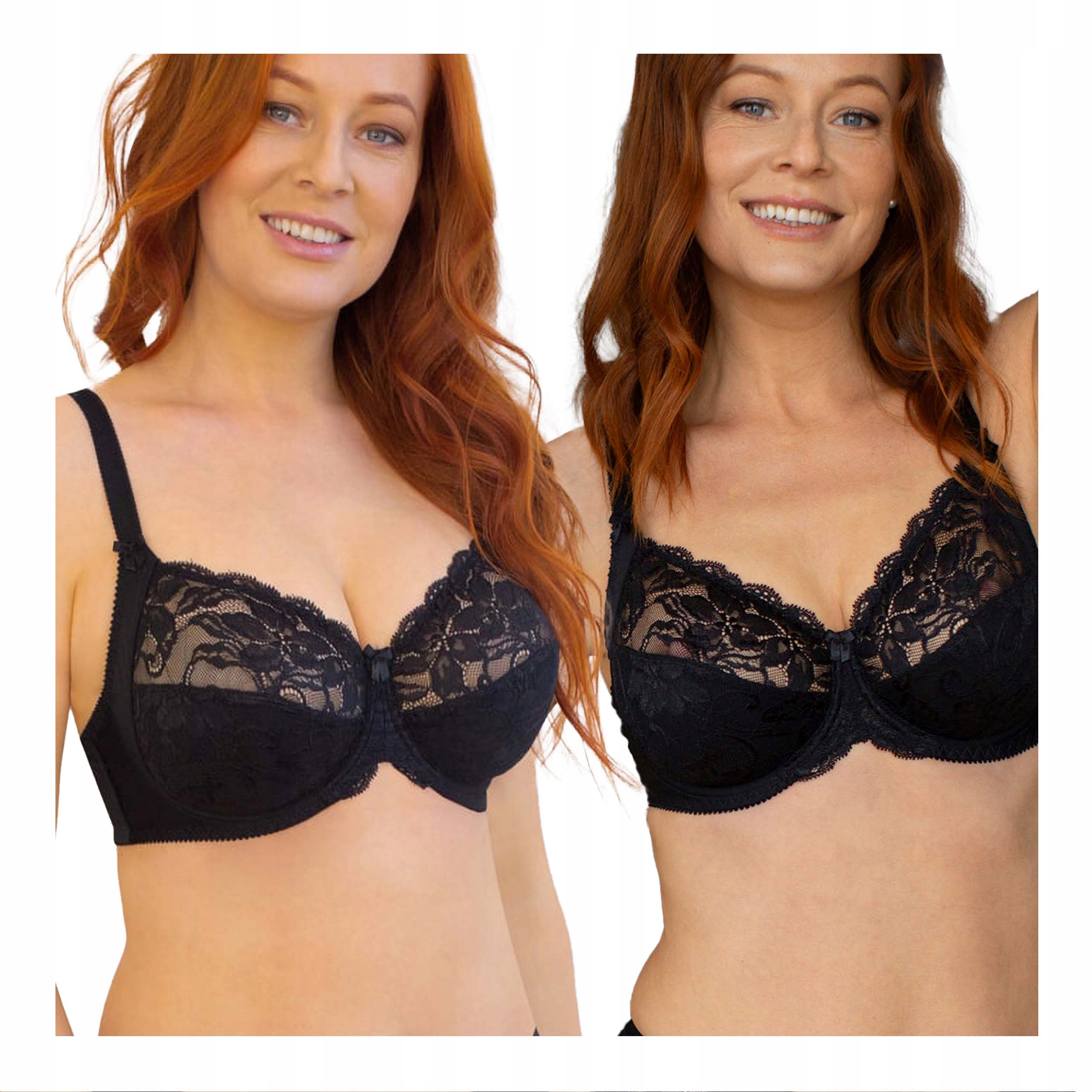 Dámská krajková podprsenka s velkými velikostmi a kosticemi, sexy Kleo 80E