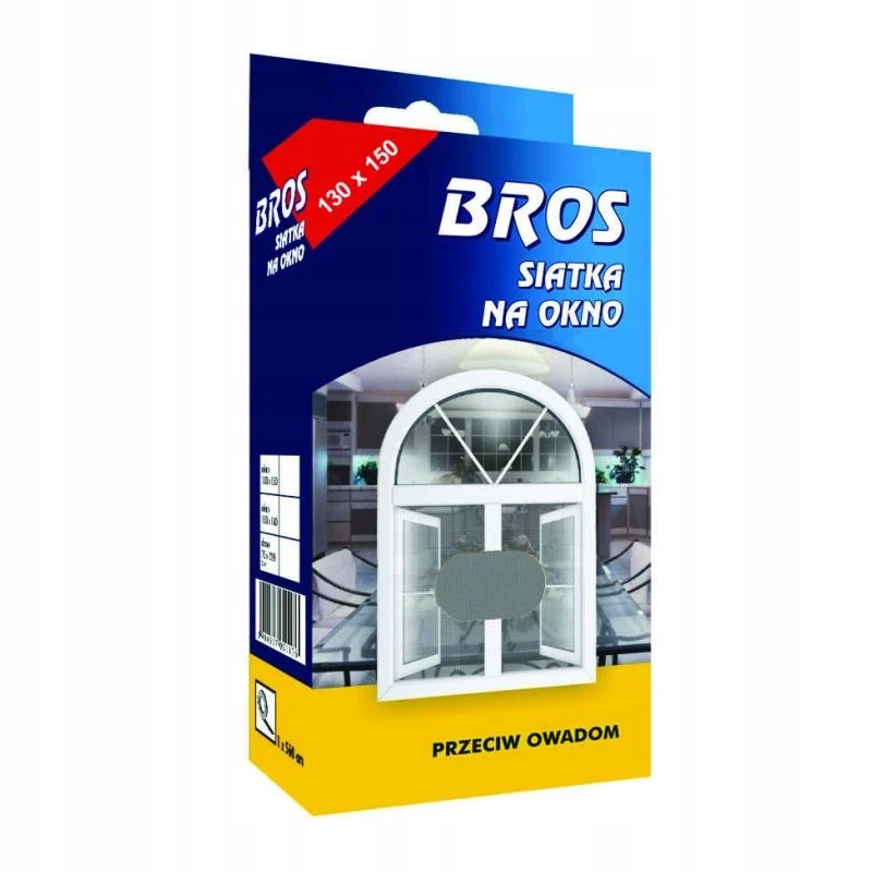 

Bros Siatka Przeciw Owadom 130X150 Biała