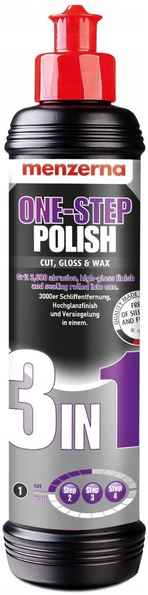 Menzerna One Step Polish 3in1 250ml Pasta Polerska Jednoetapowa