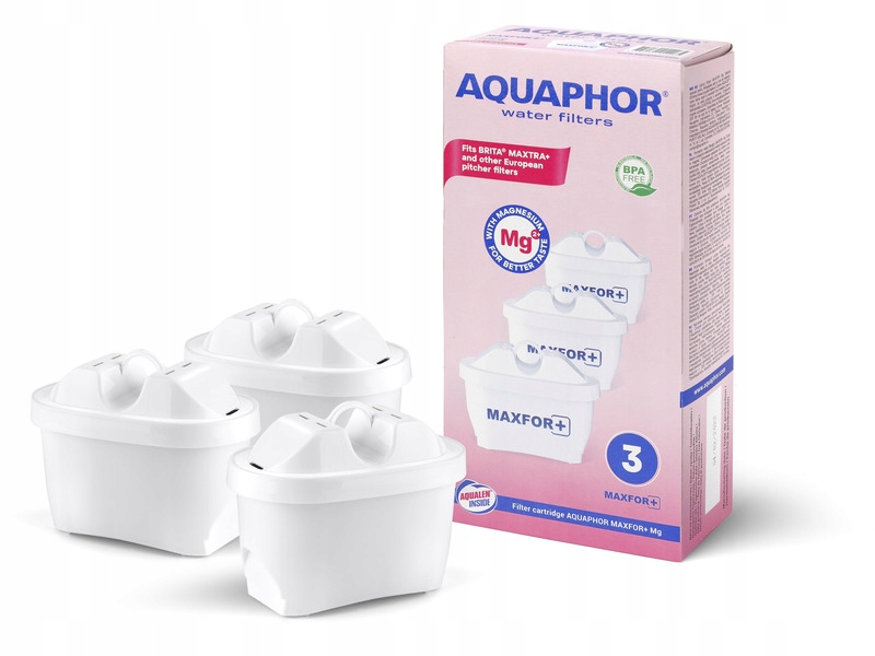 Aquaphor Wkład Filtr do dzbanka Maxfor Magnezowy Mg2 zestaw 3 szt