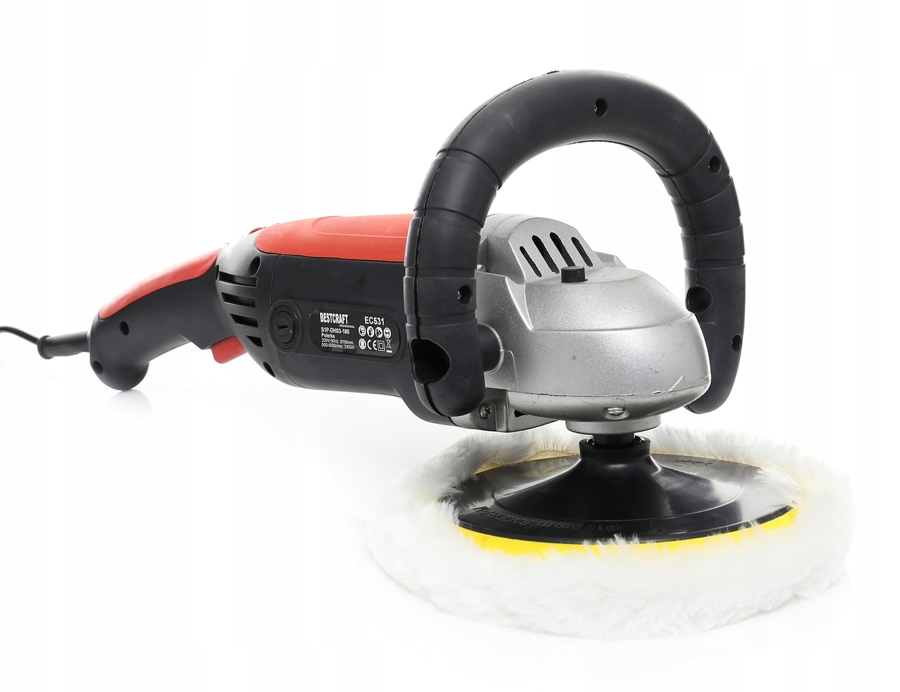 Polerka samochodowa 2400w + MENZERNA + GĄBKI FUTRO EAN (GTIN) 5901638111463