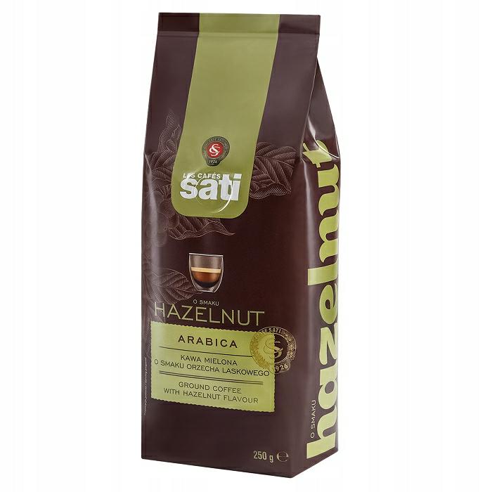 5 Sztuk Kawa Sati Mielona Orzechowa Hazelnut 250G