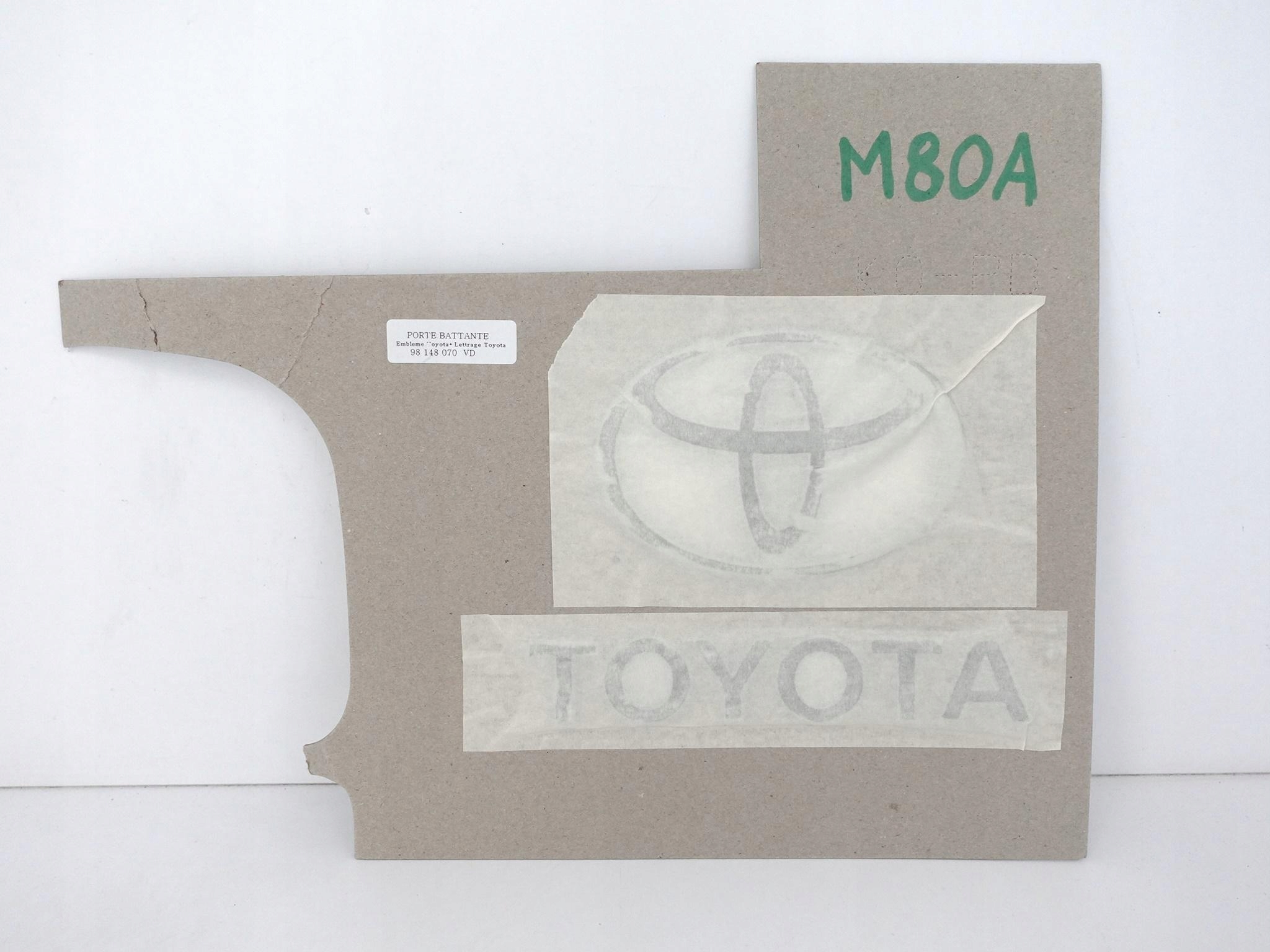 TOYOTA PROACE II 16- EMBLEMAT LOGO NAPIS KLAPA TYŁ CHROM NOWY ORYGINALNY