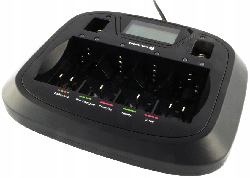 ŁADOWARKA UNIWERSALNA BATERII na AKUMULATORKI R3 R6 9V R20 R14 Ni-MH USB Kod producenta ŁADOWARKA LR06 LR6 LR03 LR3 6F22 Zasilacz