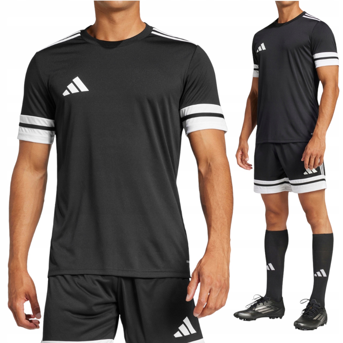 Koszulka Adidas Squadra 25 Treningowa Oddychająca Czarna Męska r. L
