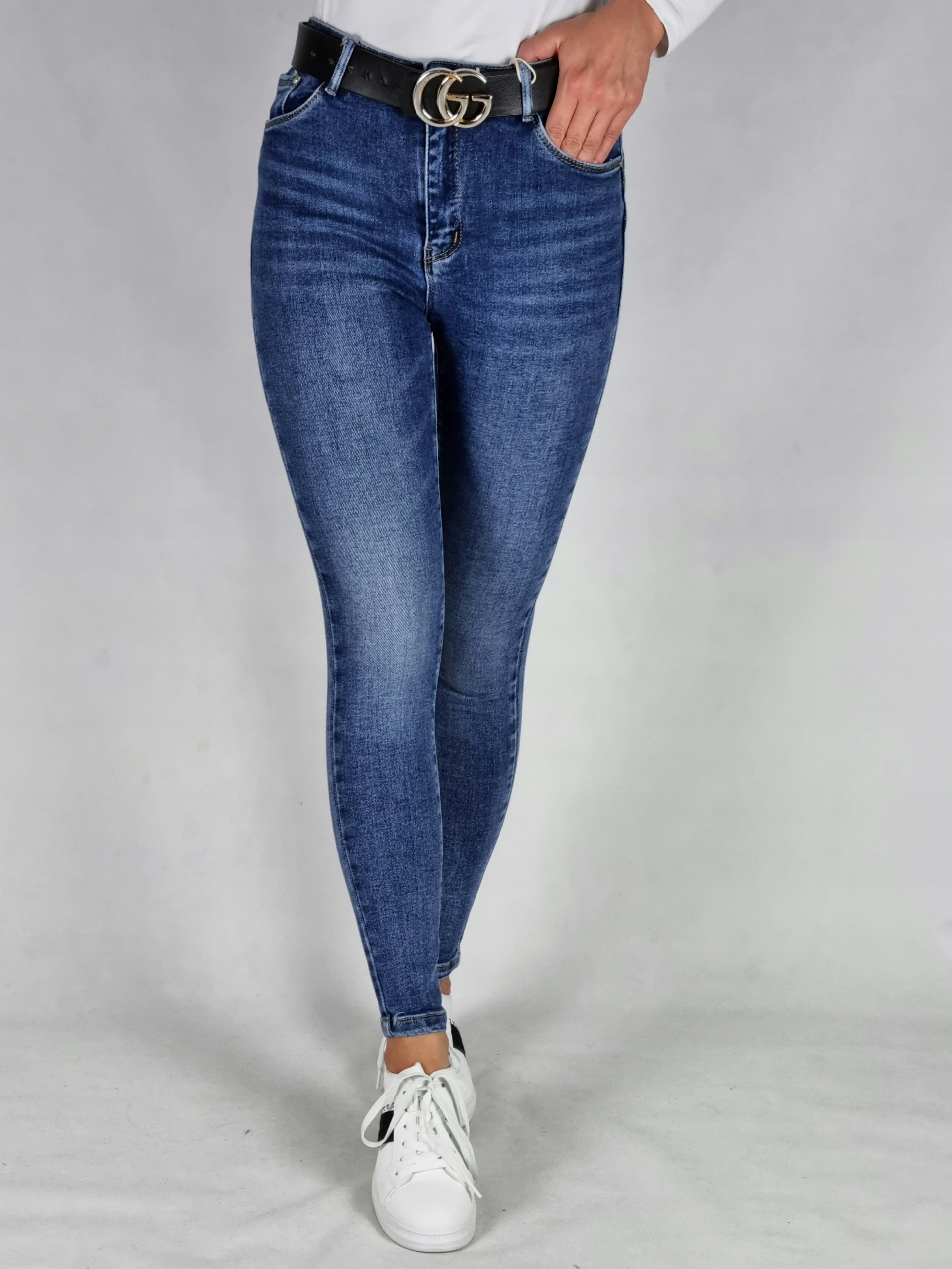M. SARA классические джинсовые брюки размер 28 Midsection (Waist Height) high
