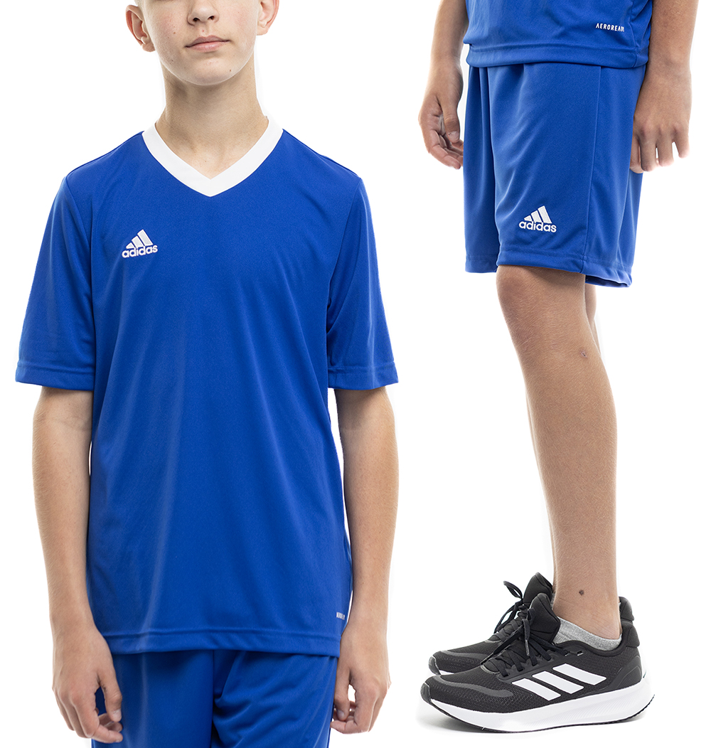 Strój Sportowy adidas Entrada 22 Komplet Dziecięcy Wf Koszulka Spodenki 152