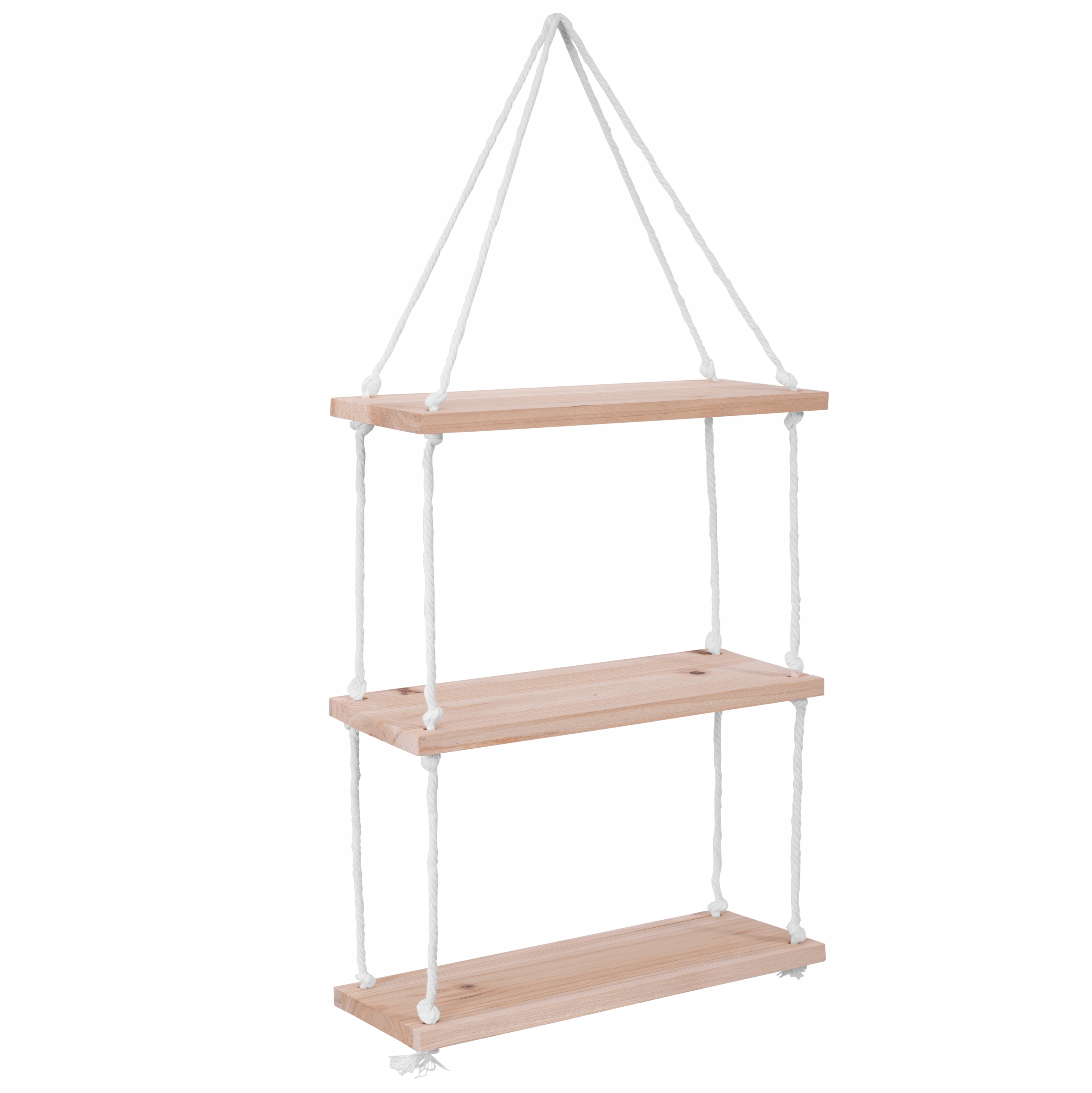 

Półka Wisząca Ścienna Naturalne Drewno Boho Loft