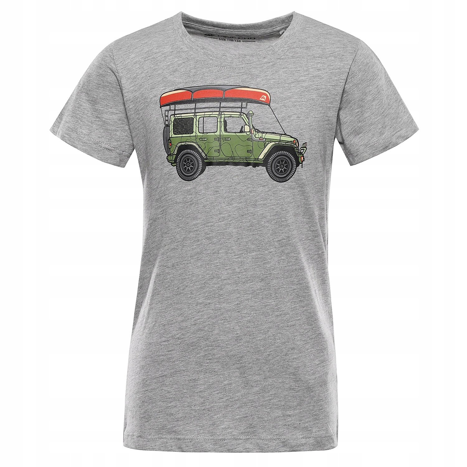 Koszulka dziecięca turystyczna Alpine Pro Bigero 2 k.szary r.152-158